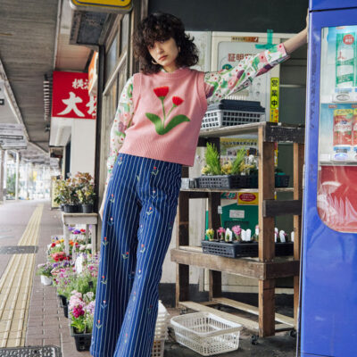 Gorman Rosette Knit Vest