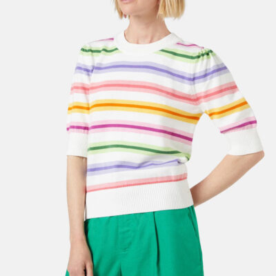 Gorman Stripey Crayon Knit Top