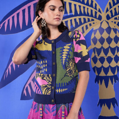 Gorman Stamp Collecting Cardigan